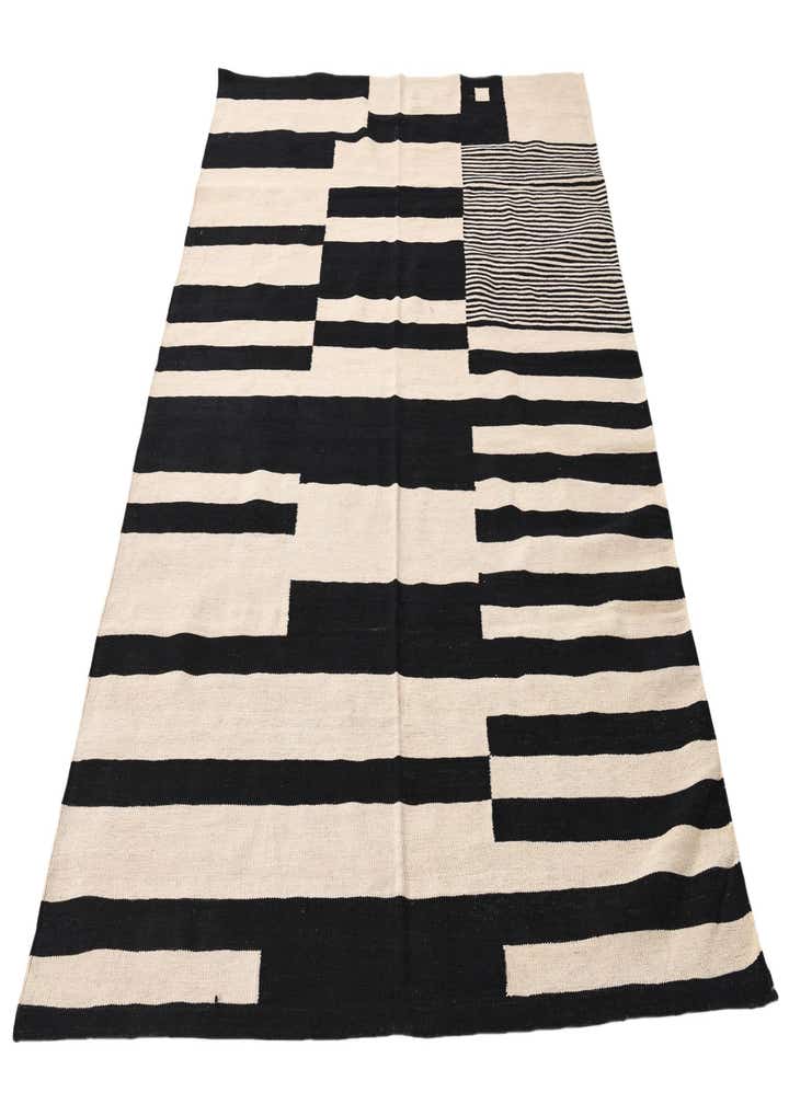 5' 8 x 8' Hand Woven Kilim Modern Wool Rug