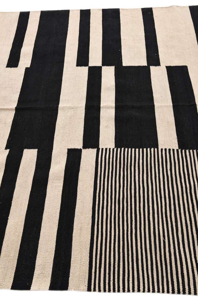 5' 8 x 8' Hand Woven Kilim Modern Wool Rug