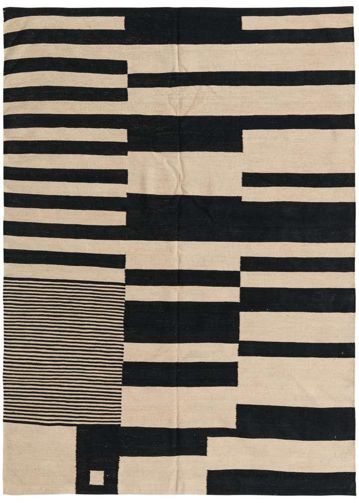 5' 8 x 8' Hand Woven Kilim Modern Wool Rug