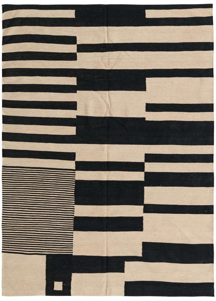5' 8 x 8' Hand Woven Kilim Modern Wool Rug