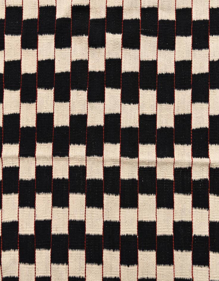 Detail image of 5' 8 x 7' 9  Hand Woven Kilim Modern Wool Rug
