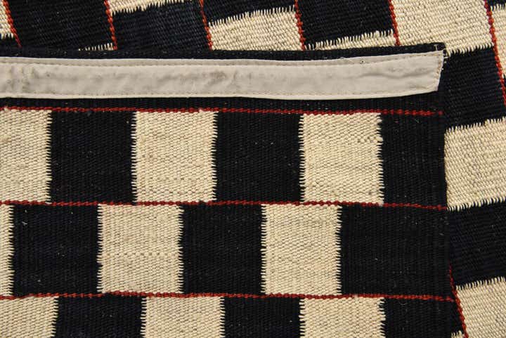 4' 10 x 6' 4 Hand Woven Kilim Modern Wool Rug