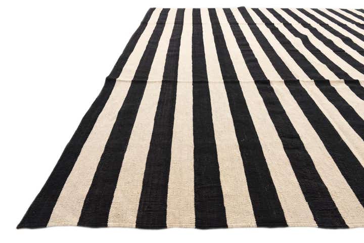 8' 6 x 9' 8 Hand Woven Kilim Modern Wool Rug