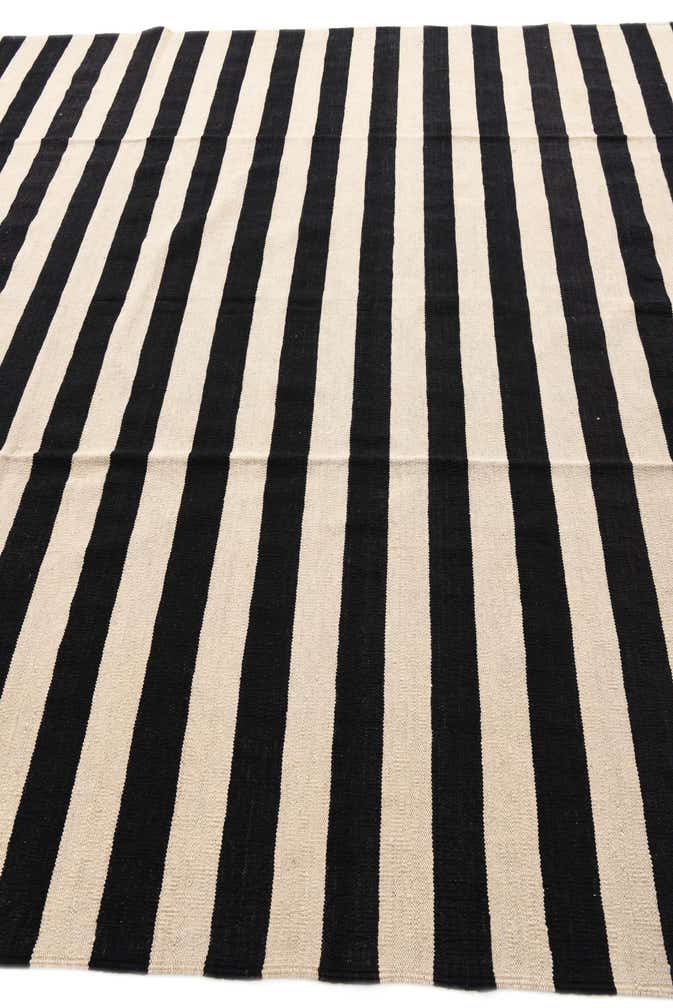 8' 6 x 9' 8 Hand Woven Kilim Modern Wool Rug