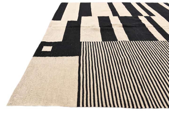 5' 8 x 7' 9 Hand Woven Kilim Modern Wool Rug