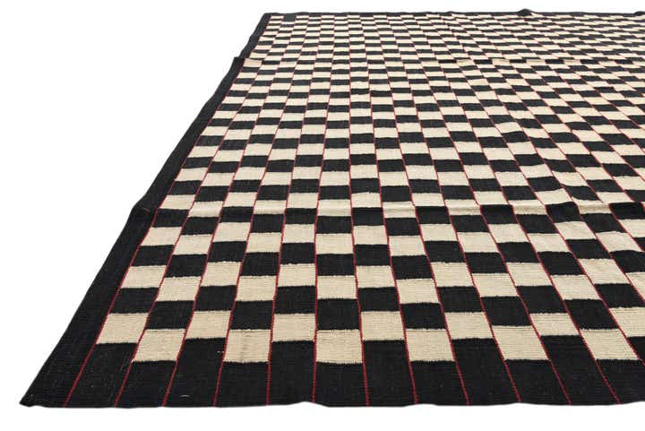 8' 5 x 11' 2 Hand Woven Kilim Modern Wool Rug