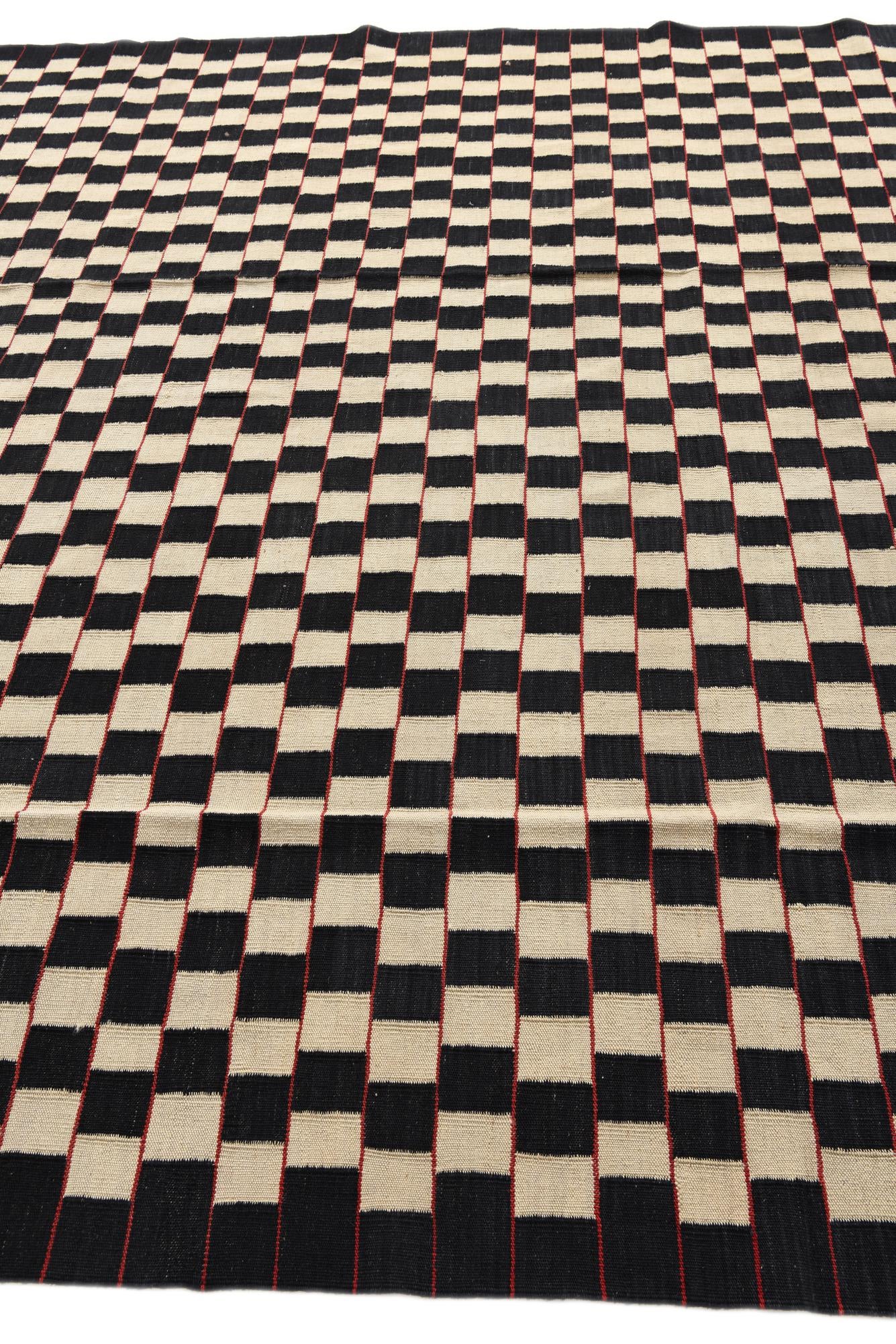 8' 5 x 11' 2 Hand Woven Kilim Modern Wool Rug