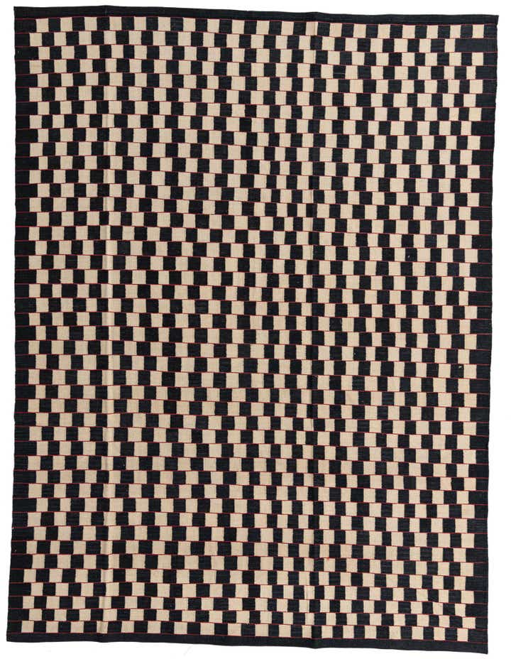 8' 5 x 11' 2 Hand Woven Kilim Modern Wool Rug