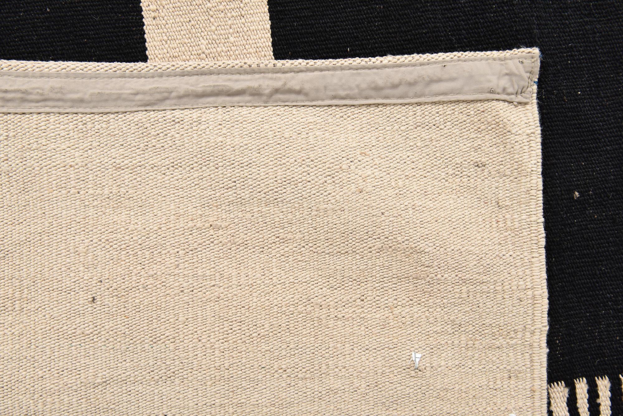6' 7 x 9' 8 Hand Woven Kilim Modern Wool Rug
