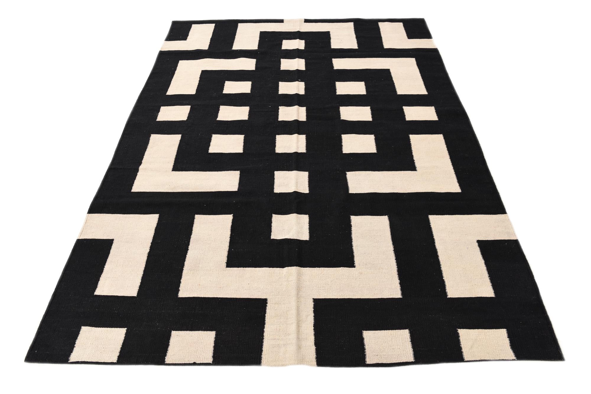 175cm x 235cm Tejido a mano Kilim Modern Alfombra Lana