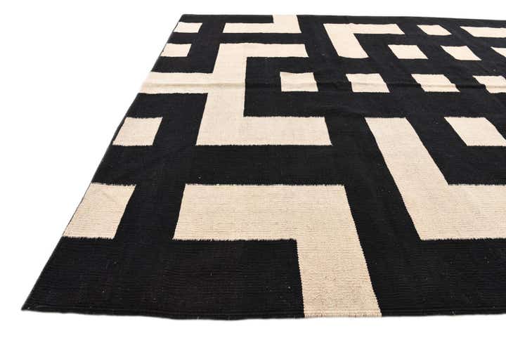 5' 9 x 7' 9 Hand Woven Kilim Modern Wool Rug