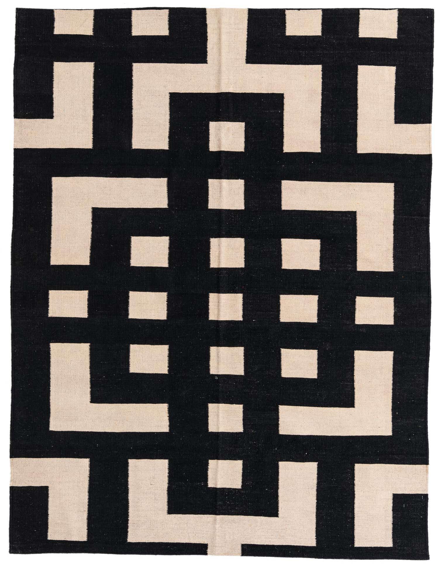 5' 9 x 7' 9 Hand Woven Kilim Modern Wool Rug