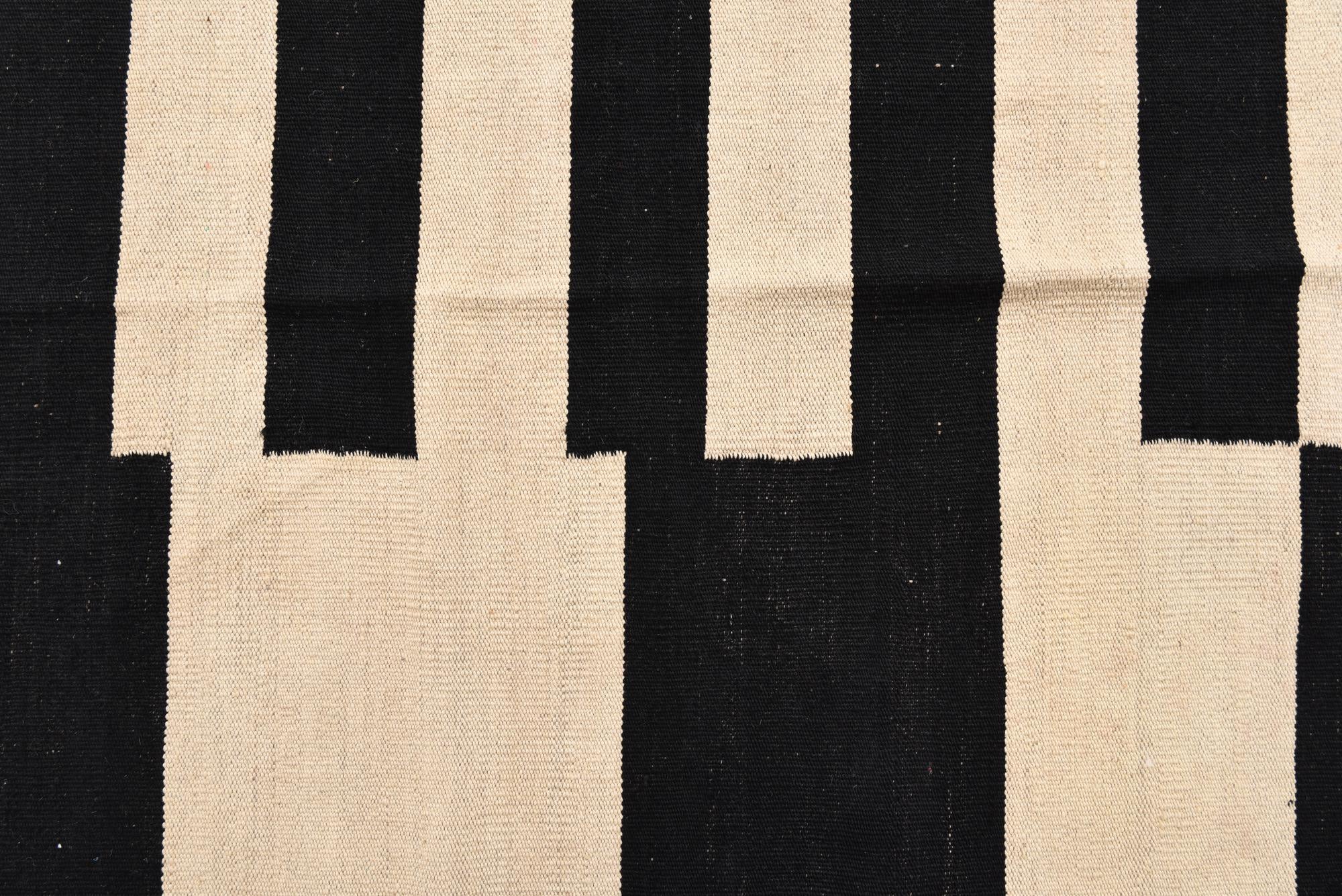 8' 2 x 11' 6 Hand Woven Kilim Modern Wool Rug