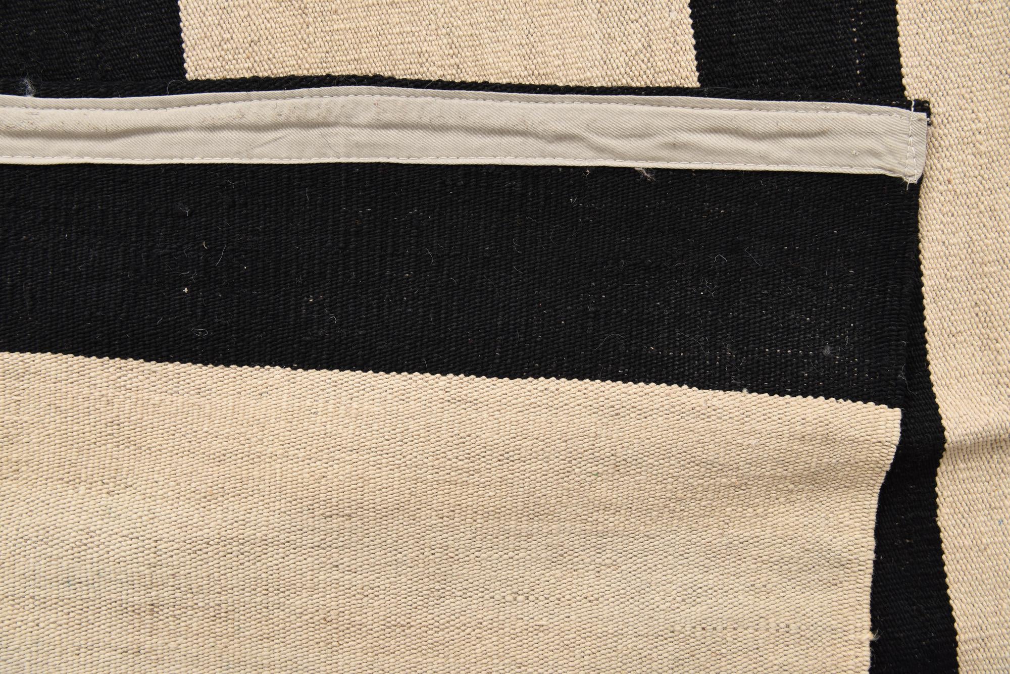 8' 2 x 11' 6 Hand Woven Kilim Modern Wool Rug