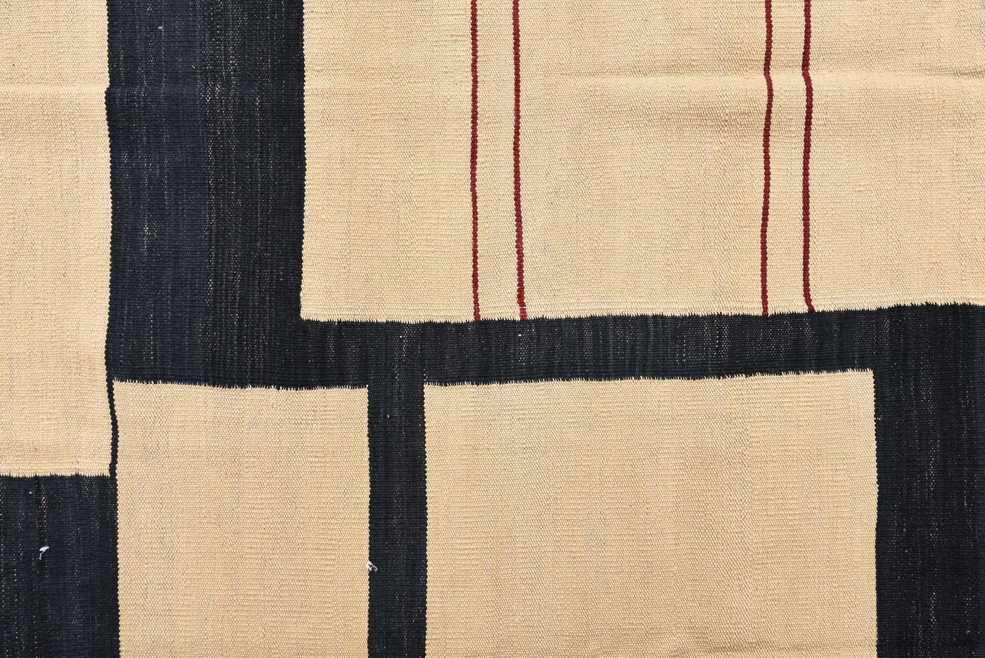 8' 3 x 9' 6 Hand Woven Kilim Modern Wool Rug