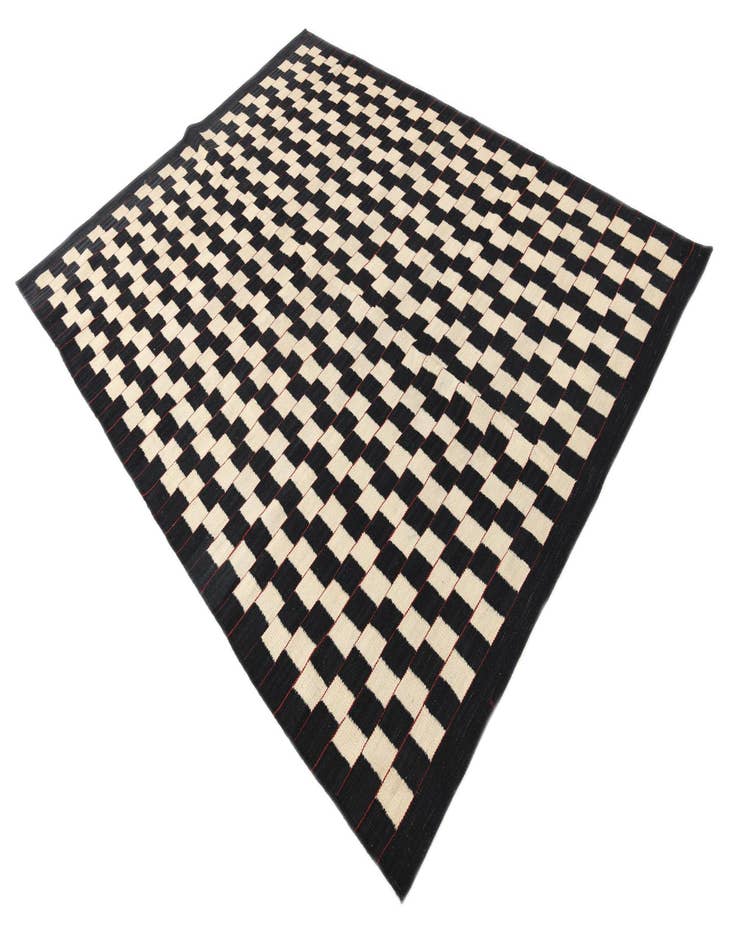 Detail image of 5' 9 x 7' 8  Hand Woven Kilim Modern Wool Rug