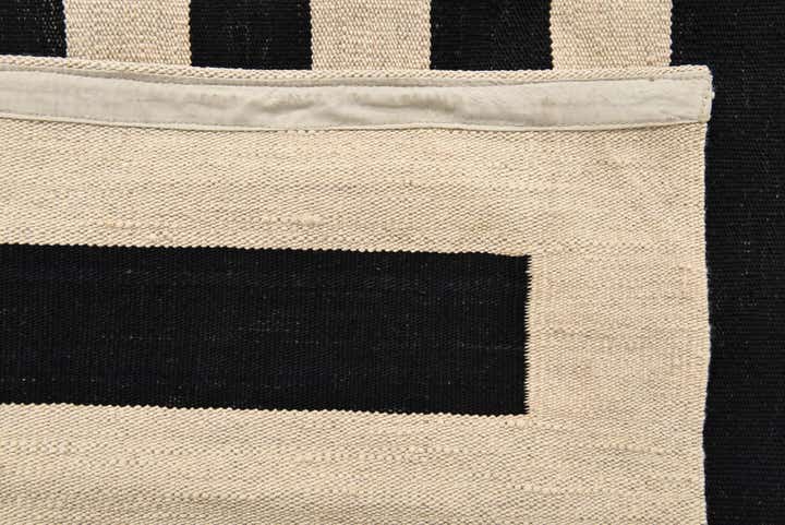 6' 8 x 9' 8 Hand Woven Kilim Modern Wool Rug