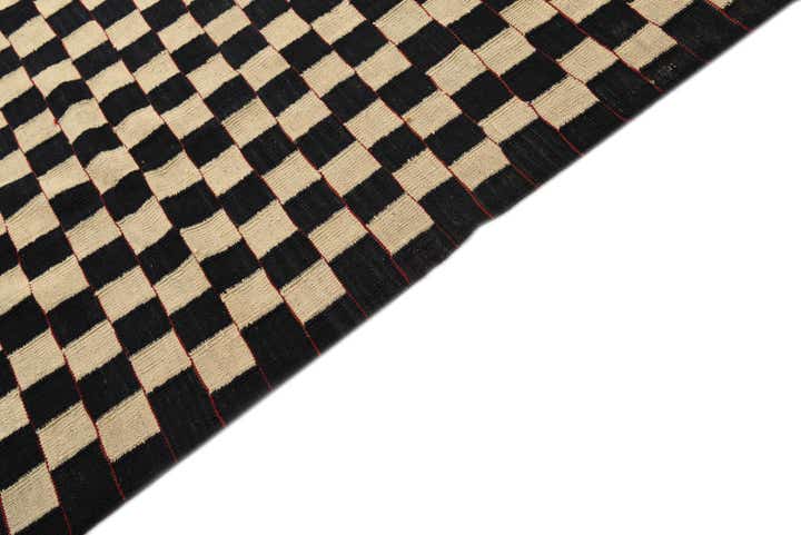 6' 10 x 9' 5 Hand Woven Kilim Modern Wool Rug