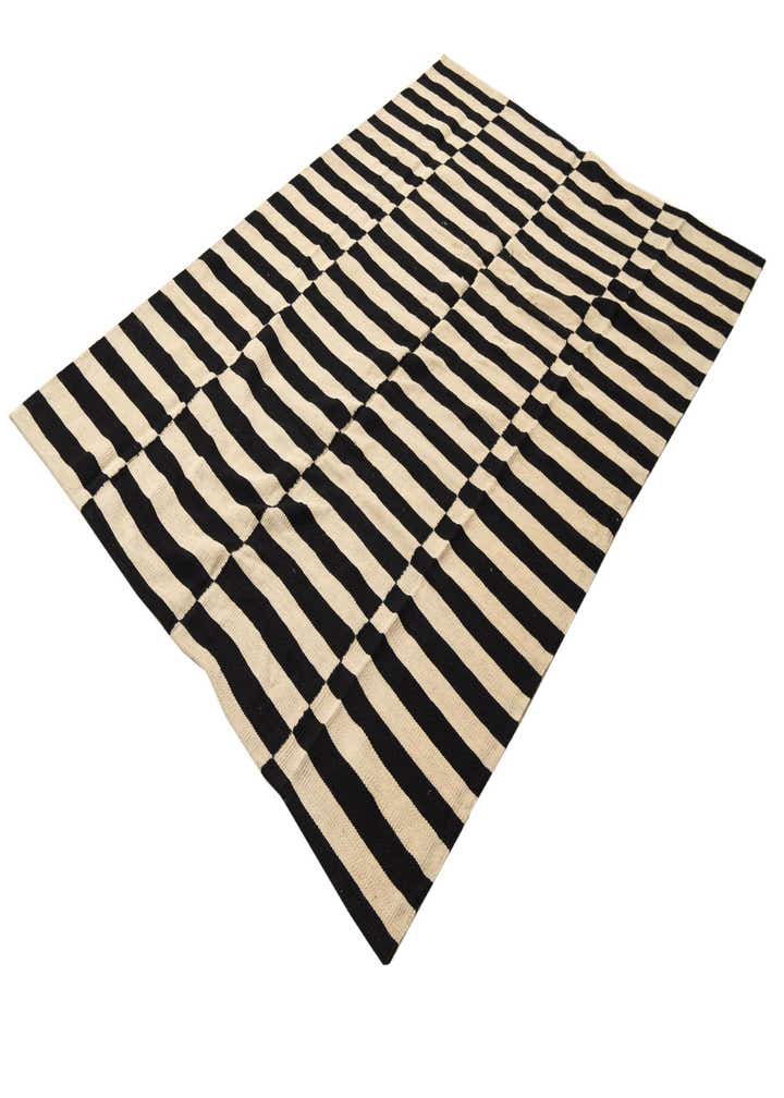 5' 5 x 7' 8 Hand Woven Kilim Modern Wool Rug