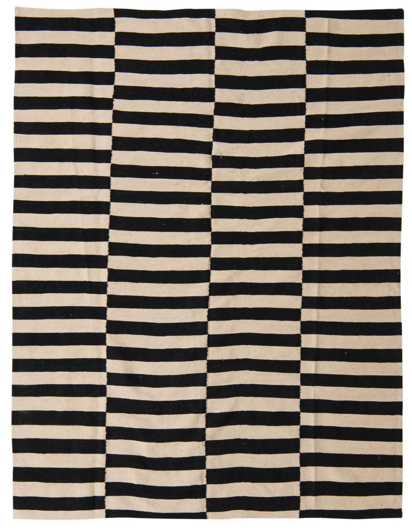 5' 5 x 7' 8 Hand Woven Kilim Modern Wool Rug