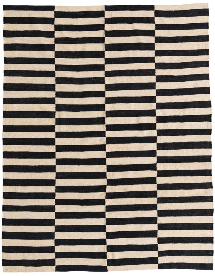 Detail image of 5' 9 x 7' 8 Hand Woven Kilim Modern Wool Rug