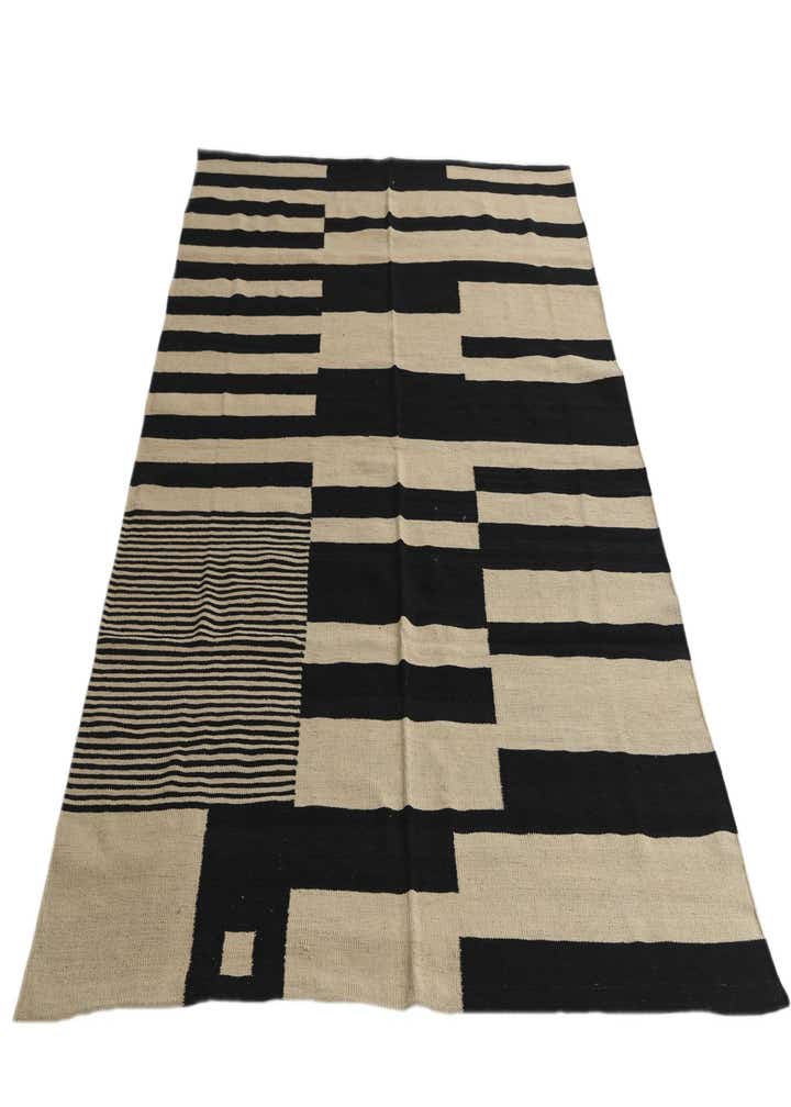 5' 7 x 7' 7 Hand Woven Kilim Modern Wool Rug