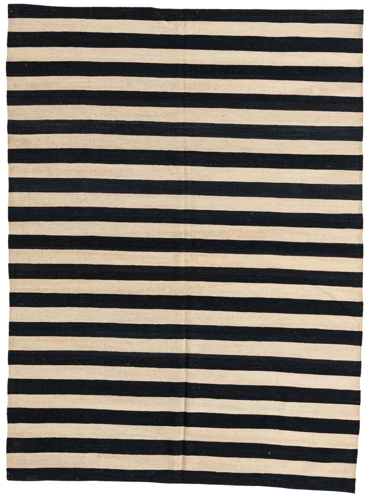 5' 8 x 7' 10 Hand Woven Kilim Modern Wool Rug