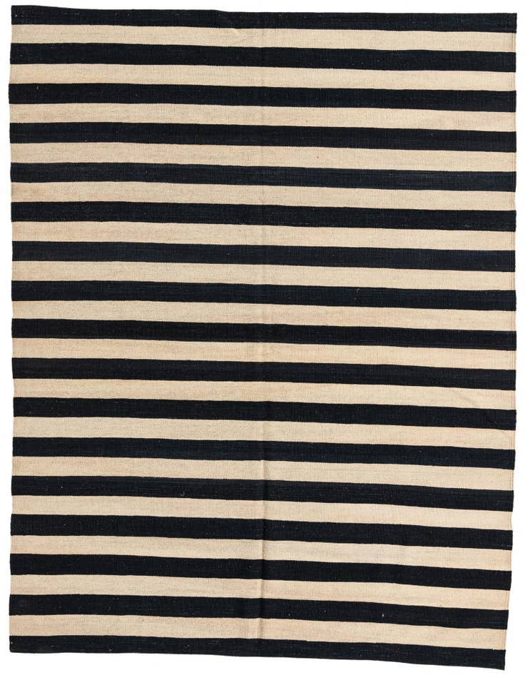 Detail image of 5' 8 x 7' 10 Hand Woven Kilim Modern Wool Rug