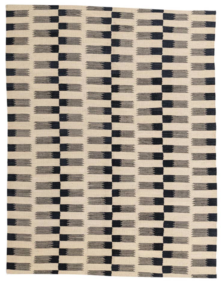 Detail image of 5' 9 x 7' 8 Hand Woven Kilim Modern Wool Rug