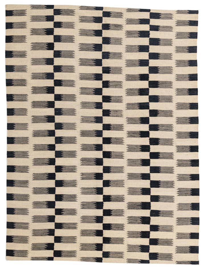 Detail image of 5' 9 x 7' 8 Hand Woven Kilim Modern Wool Rug