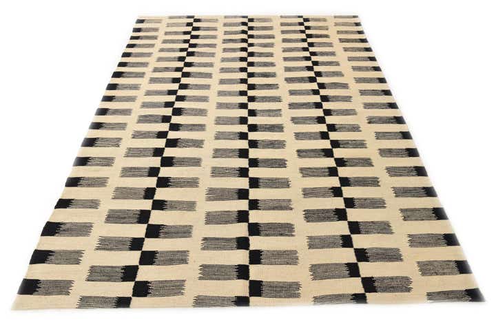 5' 6 x 7' 8 Hand Woven Kilim Modern Wool Rug