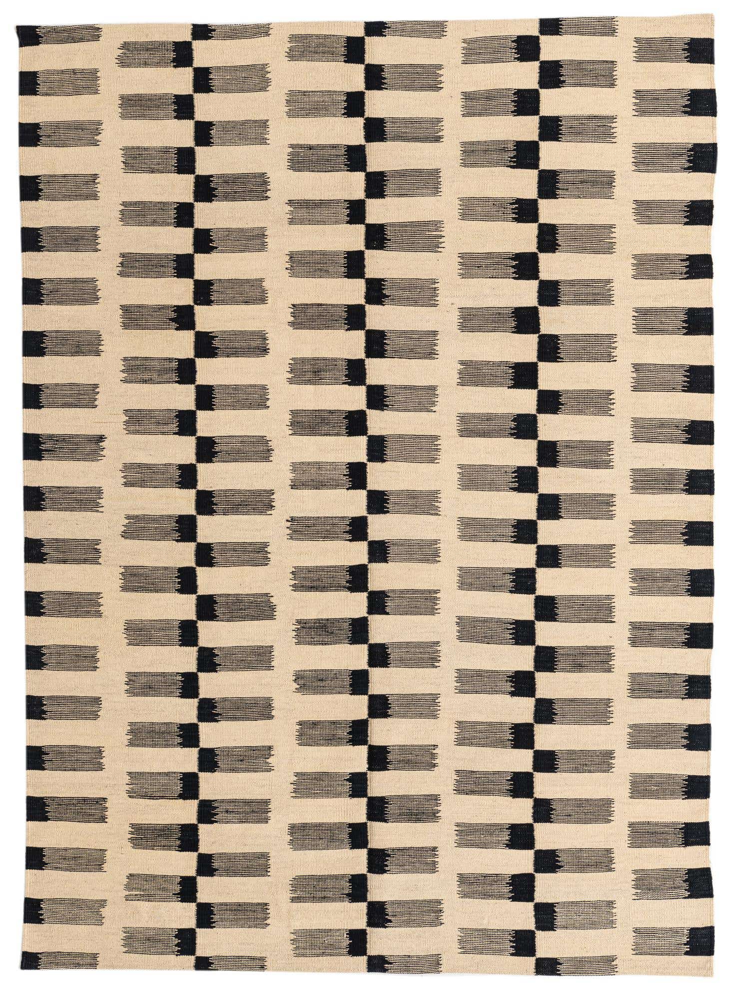 5' 6 x 7' 8 Hand Woven Kilim Modern Wool Rug