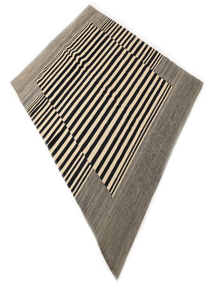 5' 7 x 7' 8 Hand Woven Kilim Modern Wool Rug