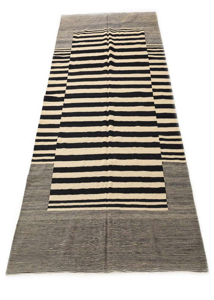 5' 7 x 7' 8 Hand Woven Kilim Modern Wool Rug