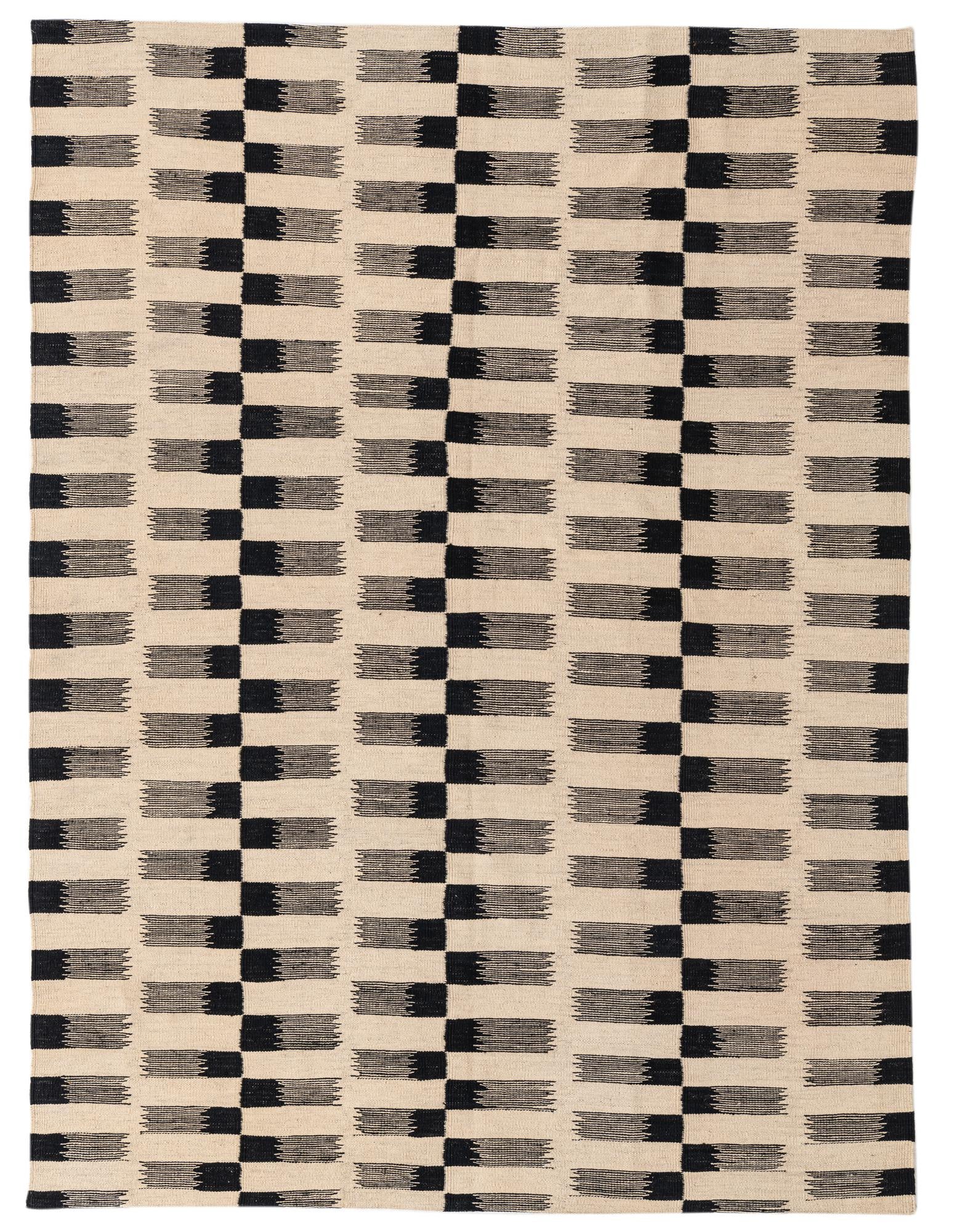 5' 9 x 7' 9 Hand Woven Kilim Modern Wool Rug