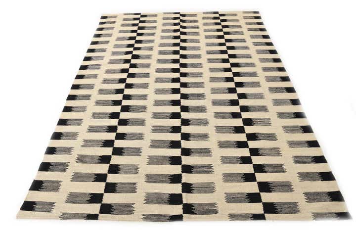 5' 8 x 7' 8 Hand Woven Kilim Modern Wool Rug