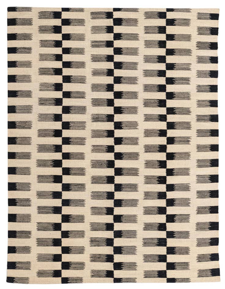 Detail image of 5' 8 x 7' 8 Hand Woven Kilim Modern Wool Rug
