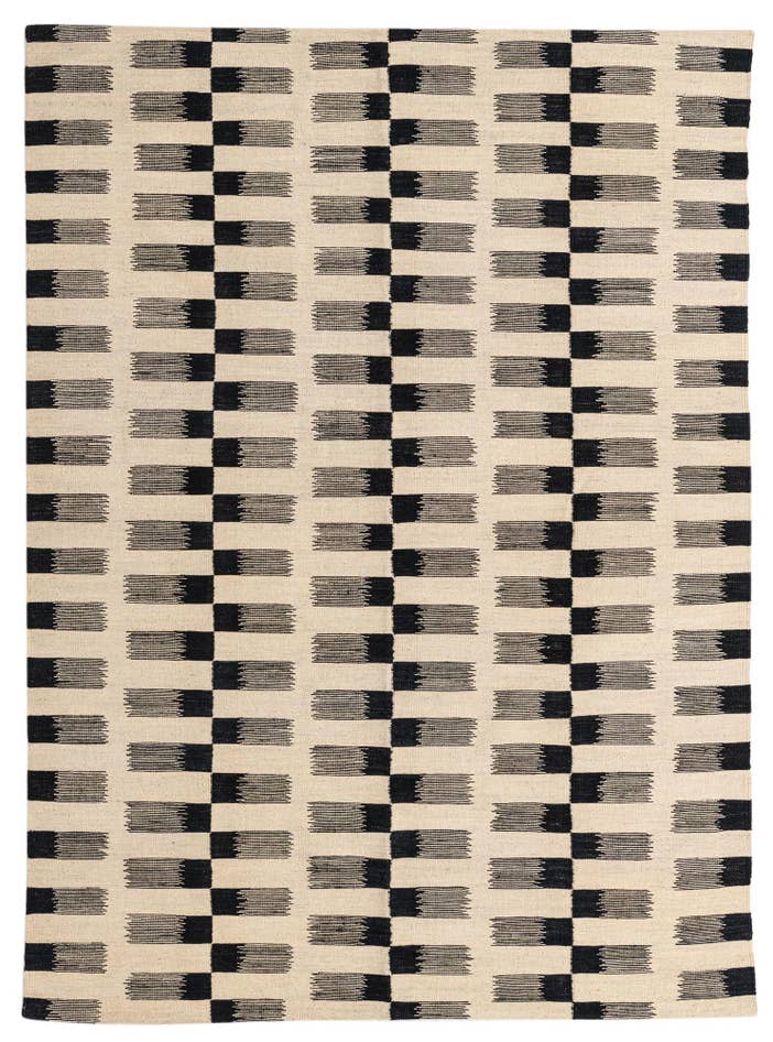 Detail image of 5' 8 x 7' 8 Hand Woven Kilim Modern Wool Rug