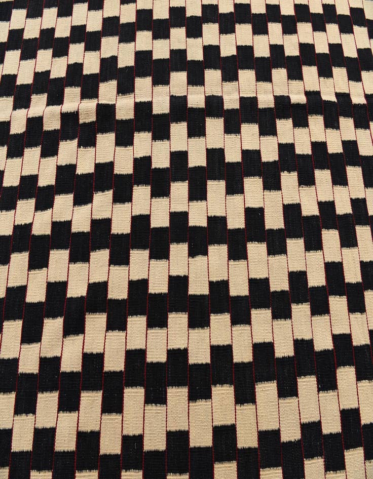 Detail image of 5' 8 x 7' 6  Hand Woven Kilim Modern Wool Rug