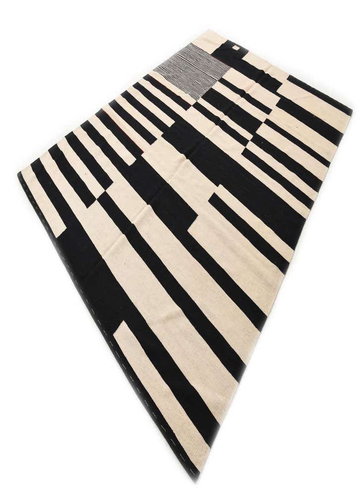 6' 7 x 9' 4 Hand Woven Kilim Modern Wool Rug