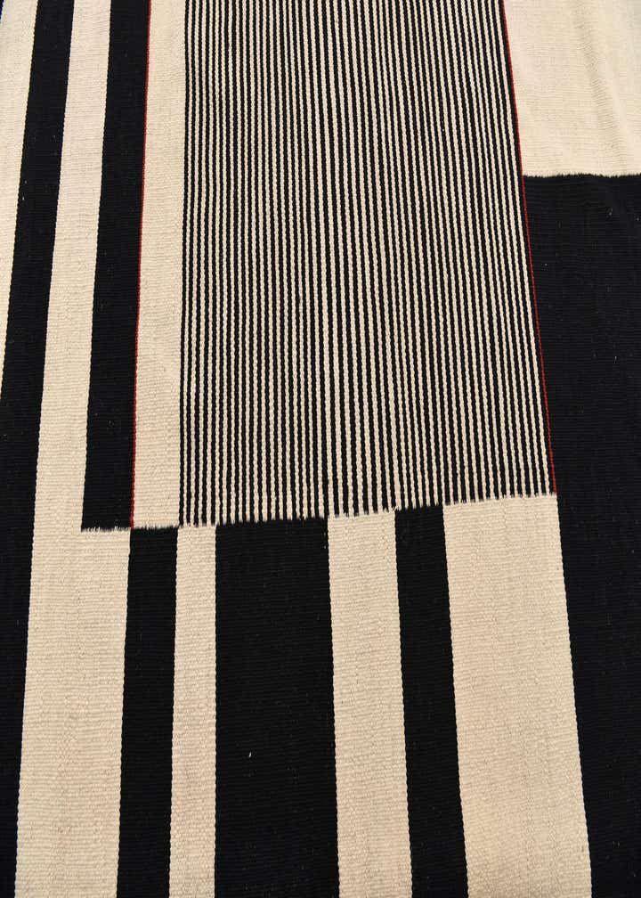 6' 7 x 9' 4 Hand Woven Kilim Modern Wool Rug