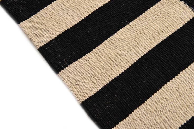 Detail image of 2' 7 x 3' 10 Hand Woven Kilim Modern Wool Rug