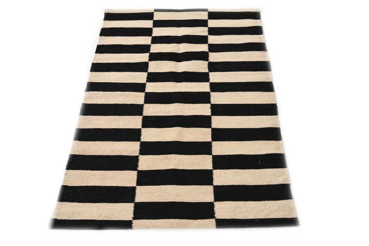 2' 6 x 3' 9 Hand Woven Kilim Modern Wool Rug