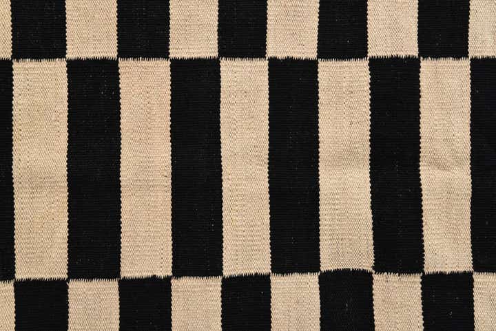 2' 6 x 3' 9 Hand Woven Kilim Modern Wool Rug