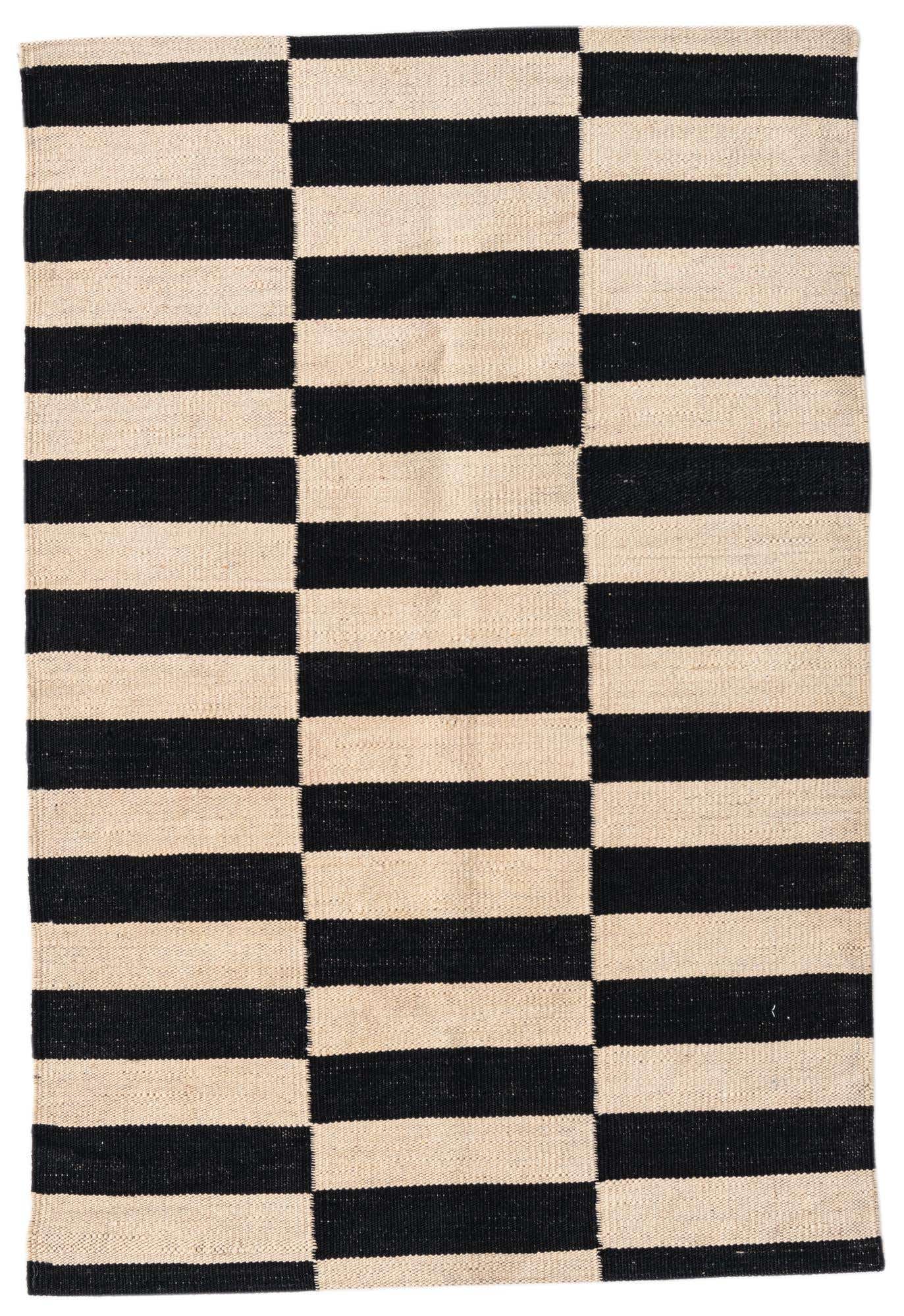 2' 6 x 3' 9 Hand Woven Kilim Modern Wool Rug