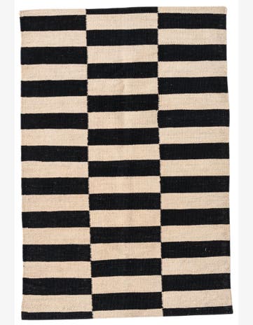 2' 6 x 3' 9 Hand Woven Kilim Modern Wool Rug