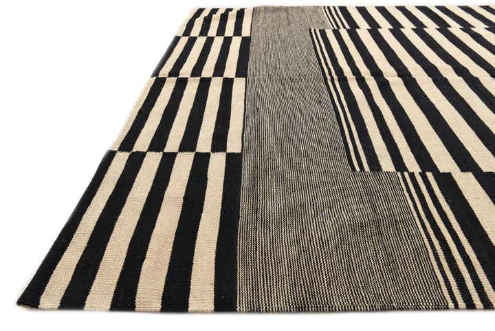 6' x 7' 8 Hand Woven Kilim Modern Wool Rug