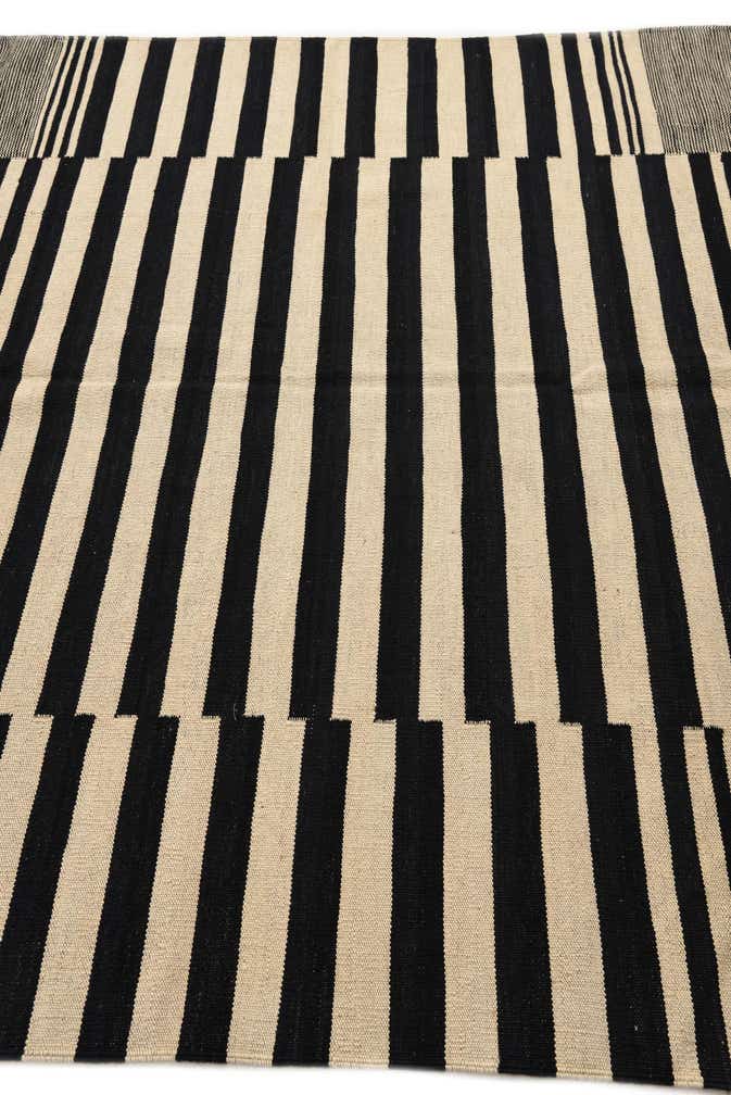 6' x 7' 8 Hand Woven Kilim Modern Wool Rug