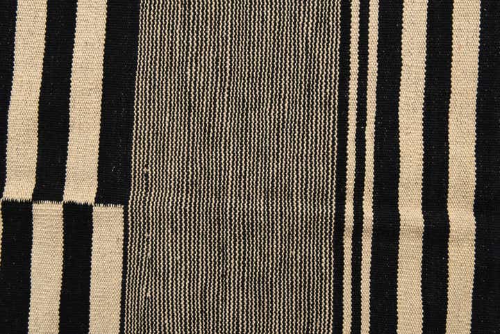 6' x 7' 8 Hand Woven Kilim Modern Wool Rug