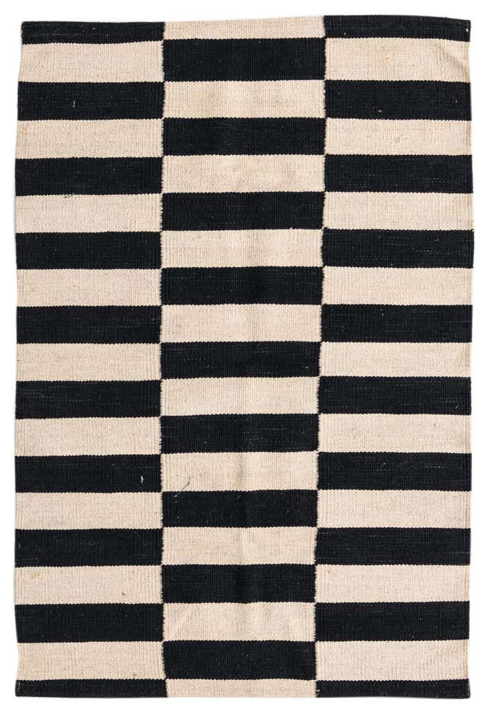2' 6 x 3' 10 Hand Woven Kilim Modern Wool Rug
